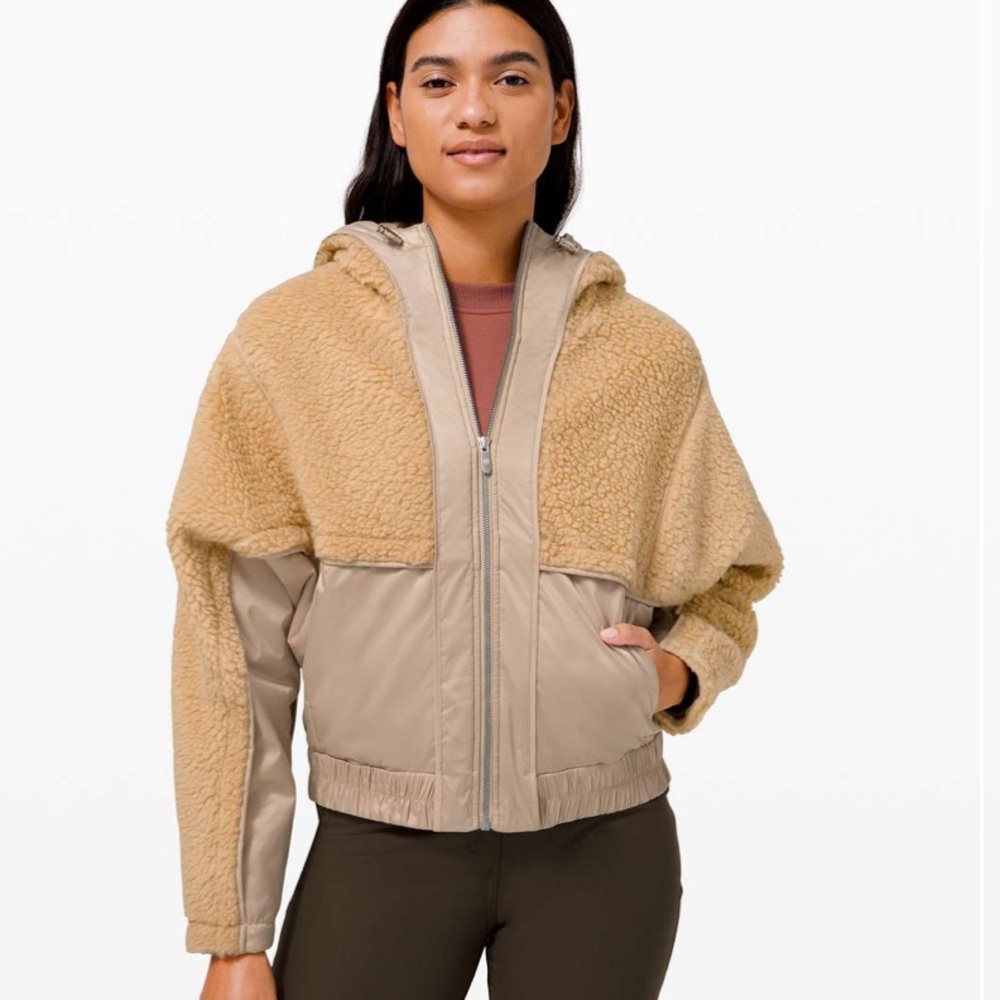 Lululemon Sherpa and Shine Jacket in Trench